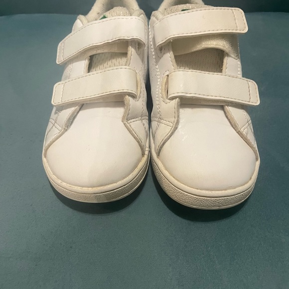 Adidas- Kids' (toddler) Advanced Lifestyle Court Two Hook-And-Loop shoes Size 9K - Picture 7 of 10